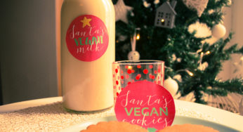 Free printable: Santa’s Vegan Cookies and Milk