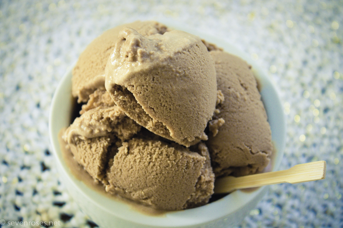 creamy and rich Vegan coffee ice cream