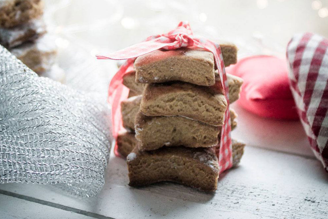 Rustic Vegan christmas cookies