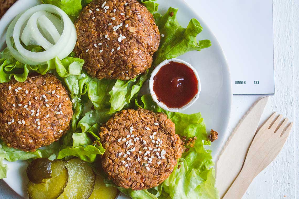 Walnut flax burgers