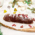 Vegan Chocolate Salami - no bake Christmas dessert