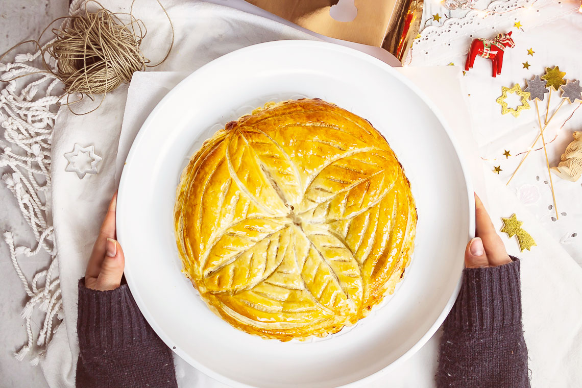 Vegan Frangipani tart: easy Galette des Rois ♕