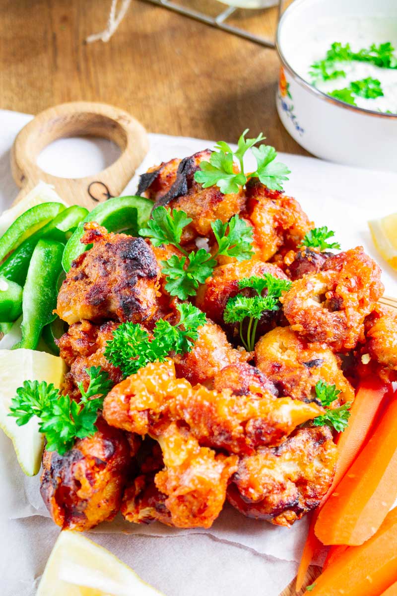 Low-Fat, High-Flavor Buffalo Cauliflower