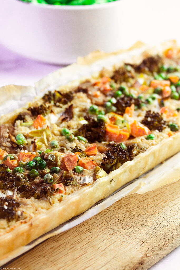 This savory Spring Vegetable Tart is indeed very similar to a quiche