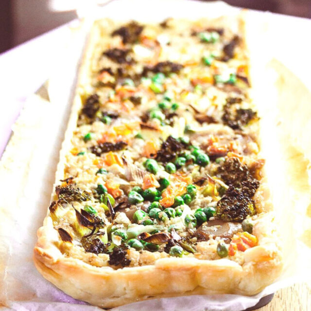 This Spring Vegetable Tart is the easiest dish you will make this spring