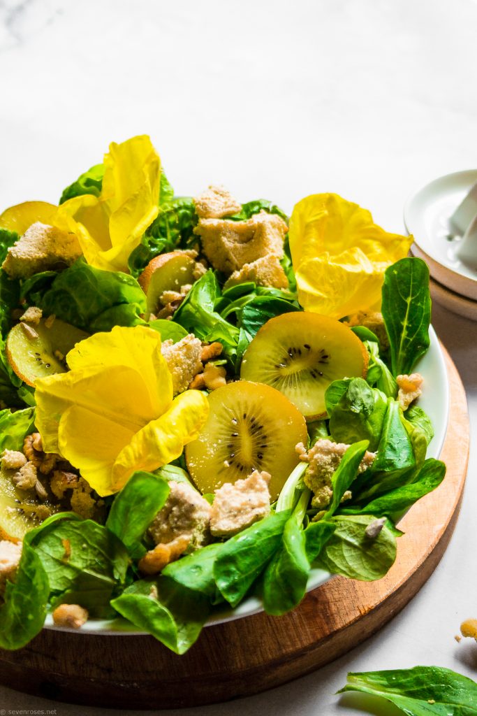 Detail of this colorful summer salad