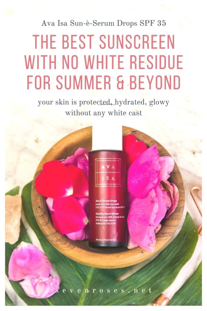 The BEST sunscreen with no white residue for summer & beyond