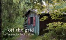 A weekend off the grid in a secluded cabin in the woods - new vlog