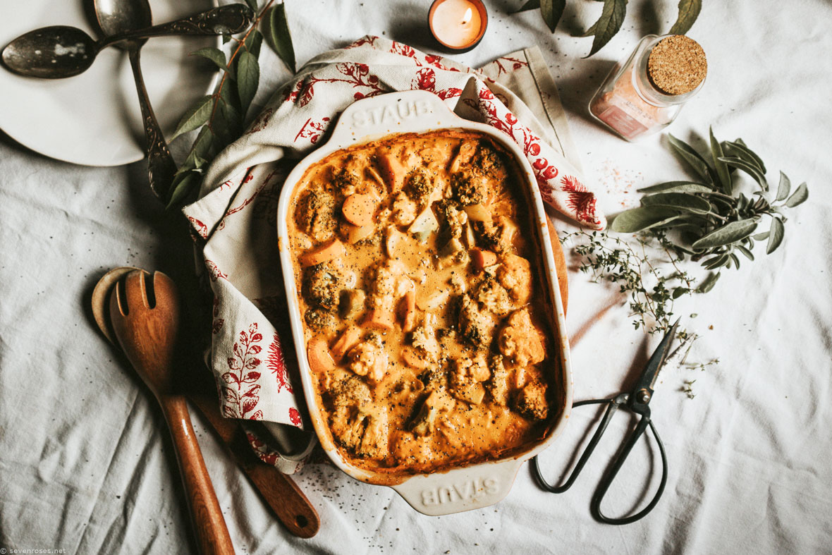 Vegetable Divan – warming and soothing comfort food for the holidays | Everyday Plant Based Meal Prep